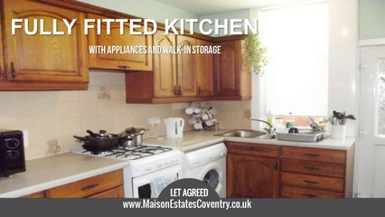 Spacious THREE BEDROOM END TERRACE in CV5