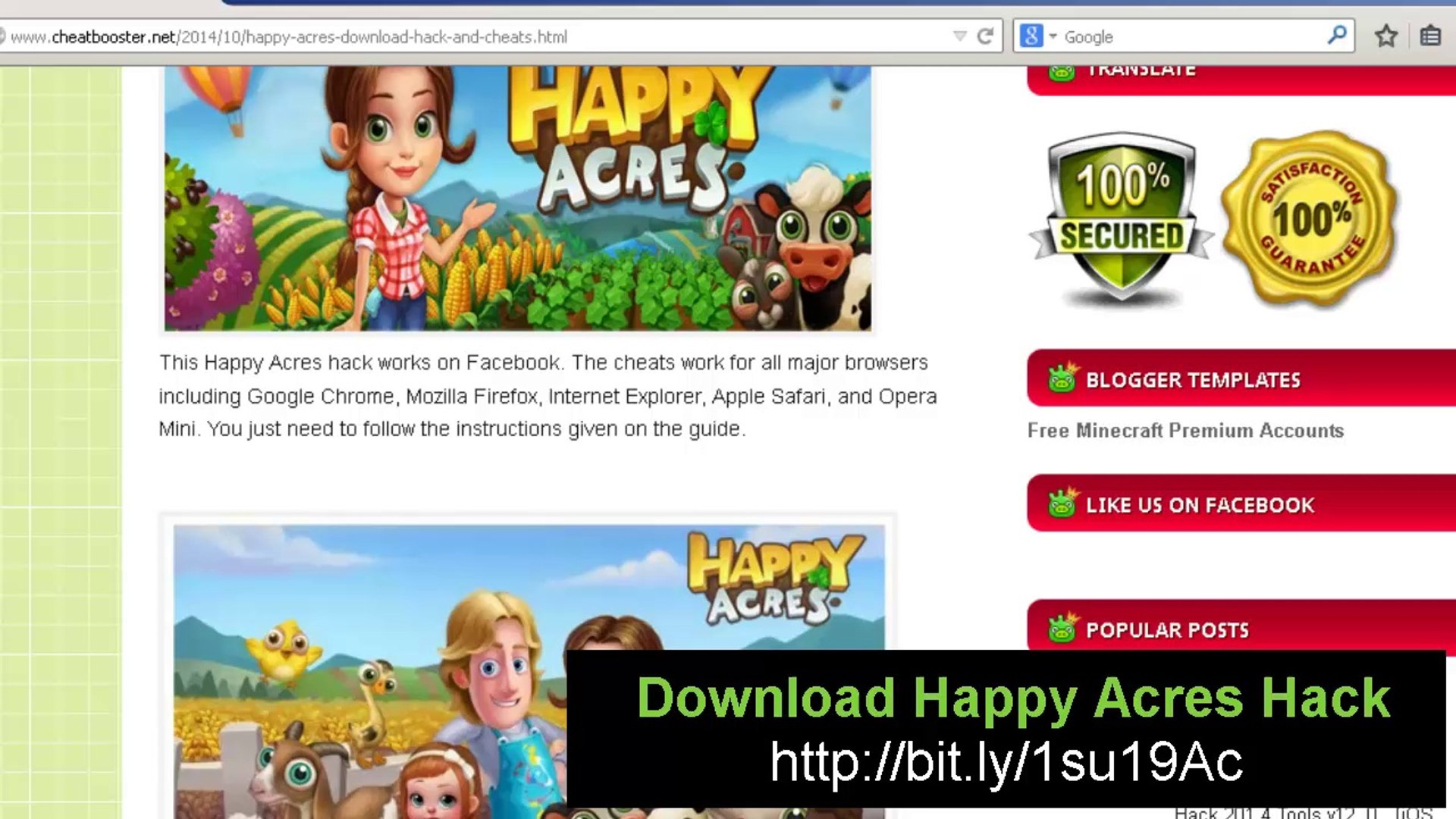 Happy Acres - Tutorials