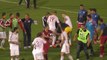 Serbia - Albania interrupted HD - Flying Flag Incident, Players Fight