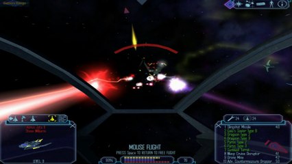 Freelancer - Anubis vs 4 Xenos Hawks at Kepler