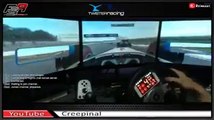 un simulateur de course de jeu réaliste