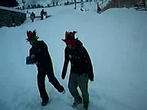 pti saut dans la neige