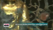 New gilt-bronze Buddhist statue revealed