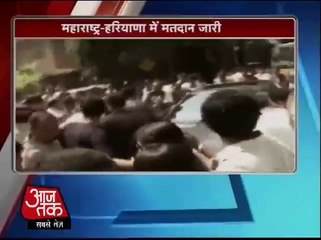 Raj Thackrey went to vote