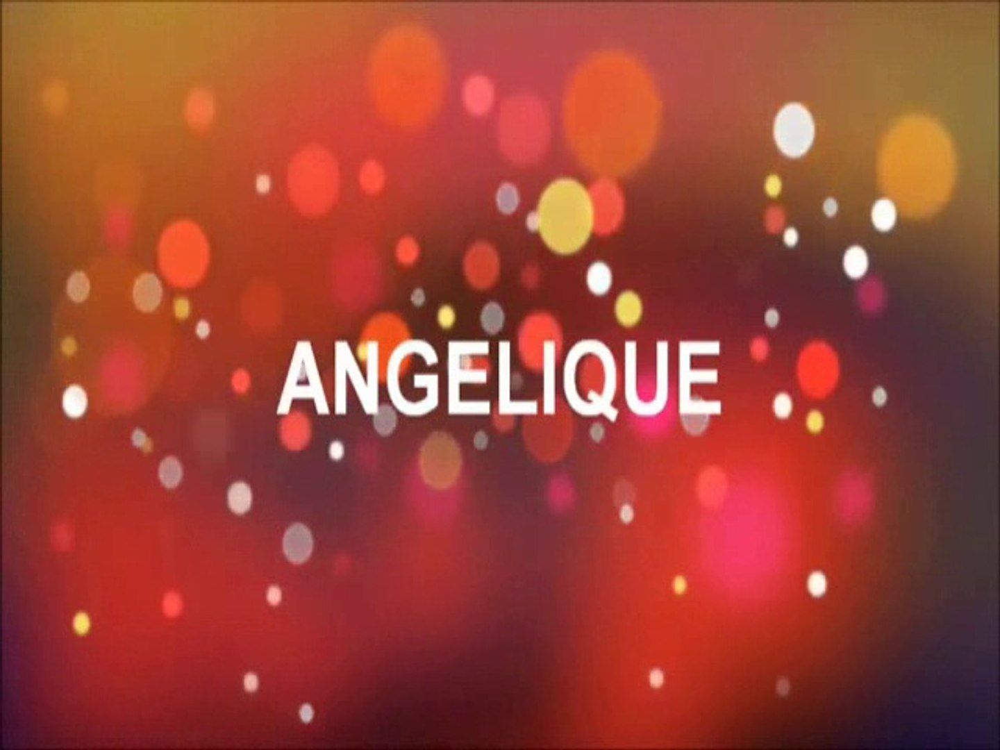 Joyeux Anniversaire Angelique Video Dailymotion