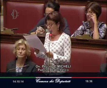 Roma - Camera - 17^ Legislatura - 309^ seduta (14.10.14)