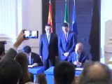 Roma - Cerimonia di firma di accordi tra l’Italia e la Repubblica Popolare della Cina (14.10.14)