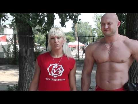 Как накачать трицепс. - № 415. Тренировка трицепса на лавочке, на улице