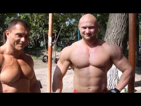 Тренировка дома и на турнике - № 416. Чемпионы Мира в гидропарке. Турник, брусья.