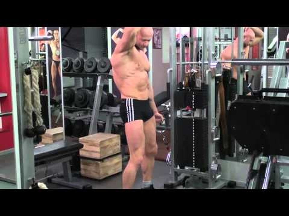 Как накачать пресс - живот - № 346. Тренировка...