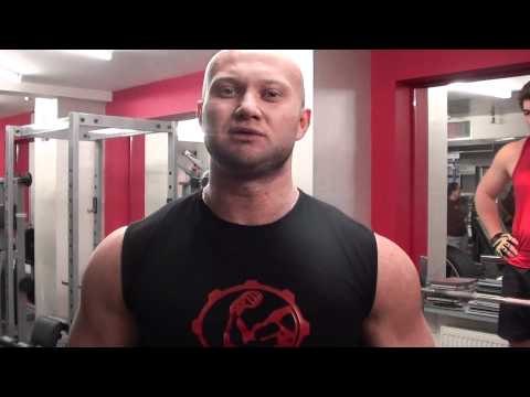 Как накачать грудь - № 298. Жим штанги лежа на скамье с мостом Грудные мышцы