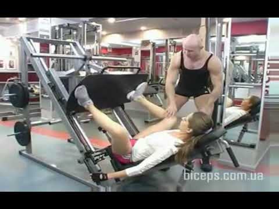 Как накачать ноги и ягодицы - №61. Тренировка ягодиц и  внутренней части бедра