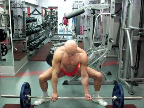 Как накачать ноги и ягодицы - №168. Становая тяга в стиле сумо. Dead lift sumo style.