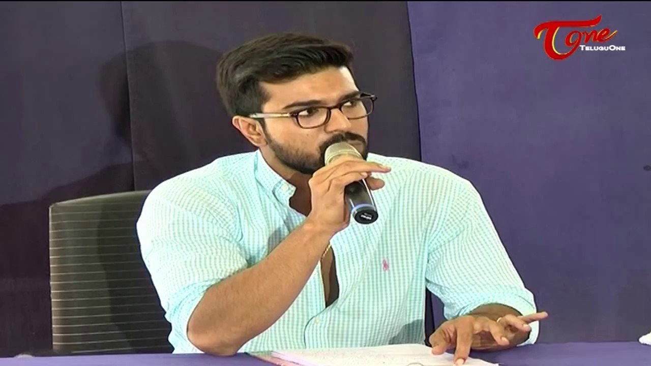 Ram Charan Press Meet about Hudhud Cyclone