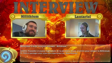 Hearthstone: Interview Milithium, joueur Millenium, par Lantariel