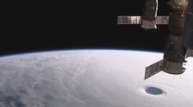 L'œil du typhon Vongfong vu de l'espace