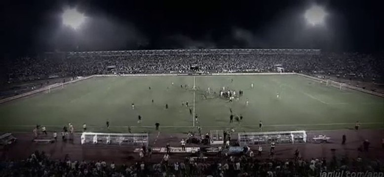 Soccer Match Interrupted Because a Drone With a Flag Hanging - Serbia Vs Albania