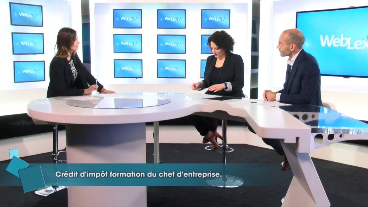 Crédit d'impôt formation du chef d'entreprise