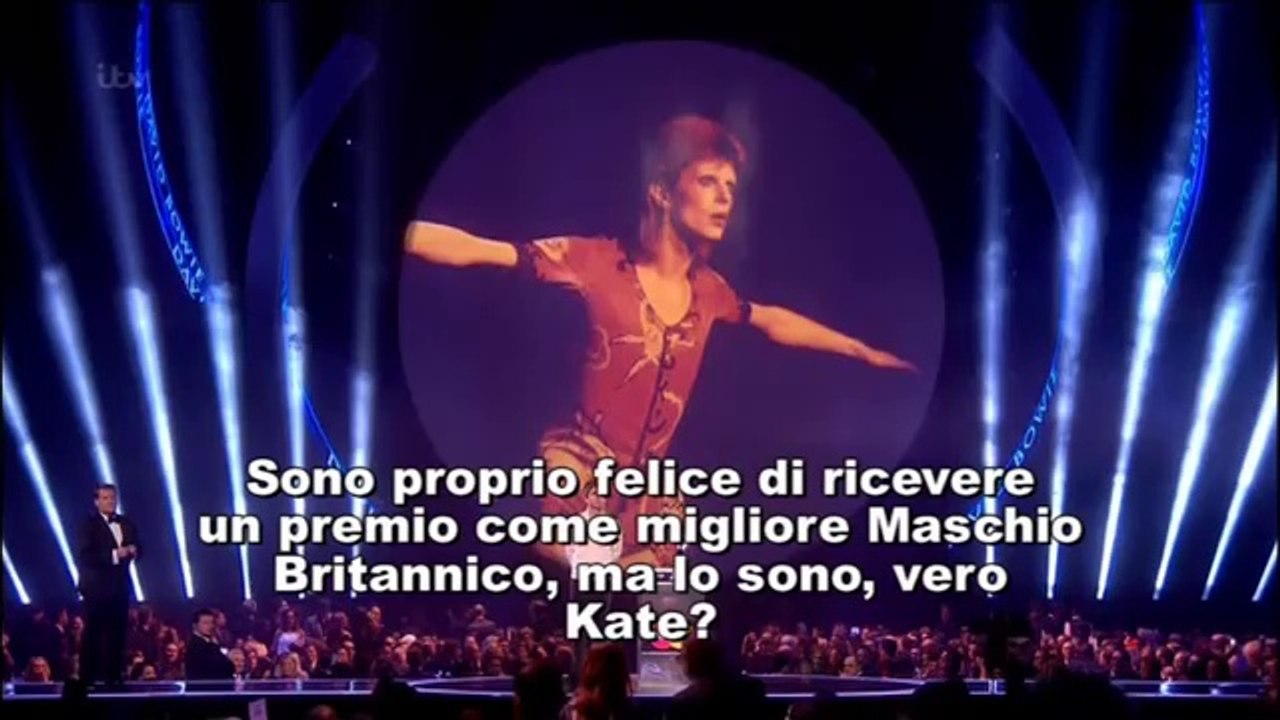 Noel Gallagher et Kate Moss aux Brit Awards 2014 à Londres