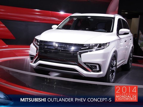 Le Mitsubishi Outlander PHEV Concept-S en direct du Mondial de l'Auto 2014