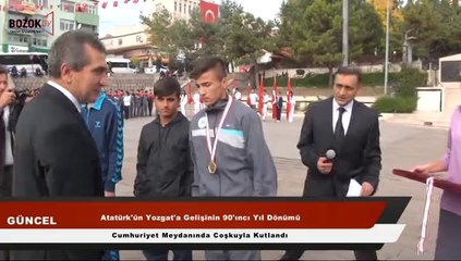 ATATÜRK'ÜN YOZGAT GELİŞİNİN 90'INCI YIL DÖNÜMÜ COŞKUYLA KUTLANDI