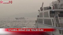 İstanbul Boğazı sise teslim