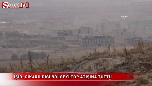IŞİD Kobani'yi top atışına tuttu