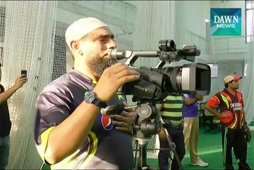 Bowling action of Saeed Ajmal