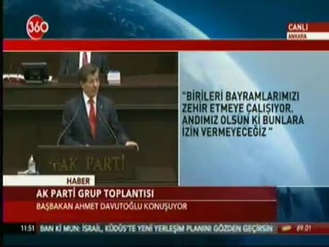 Başbakan Ahmet Davutoğlu Ak Parti Grup Toplantısı - 14 Ekim 2014