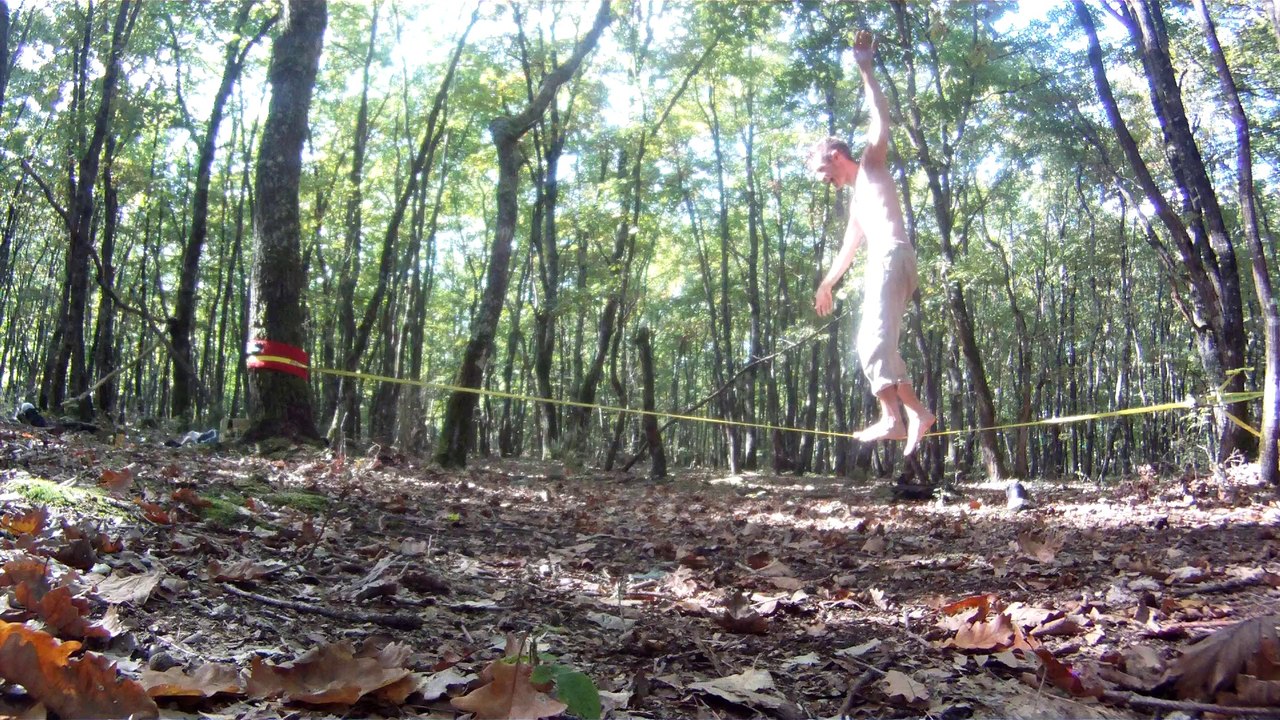 progres slackline dam