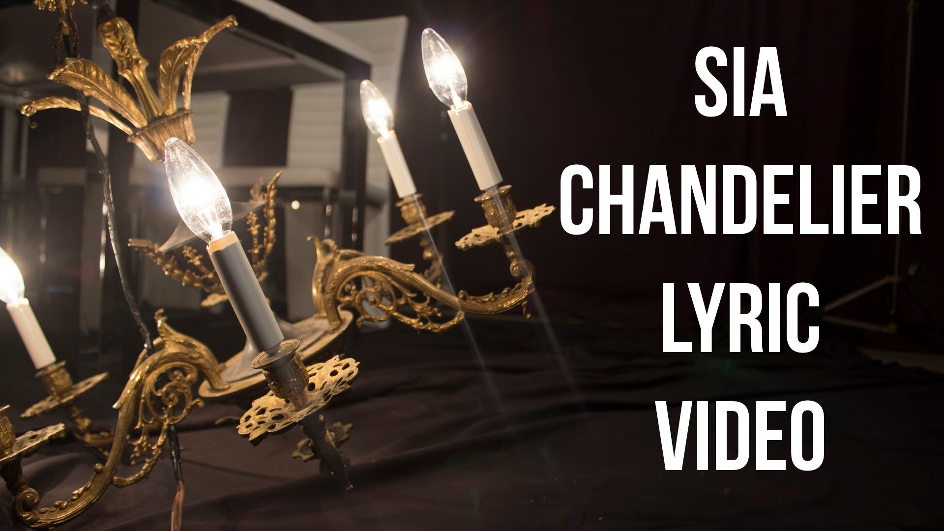 Sia - Chandelier Lyric Video (Cover by Nathan Morris)