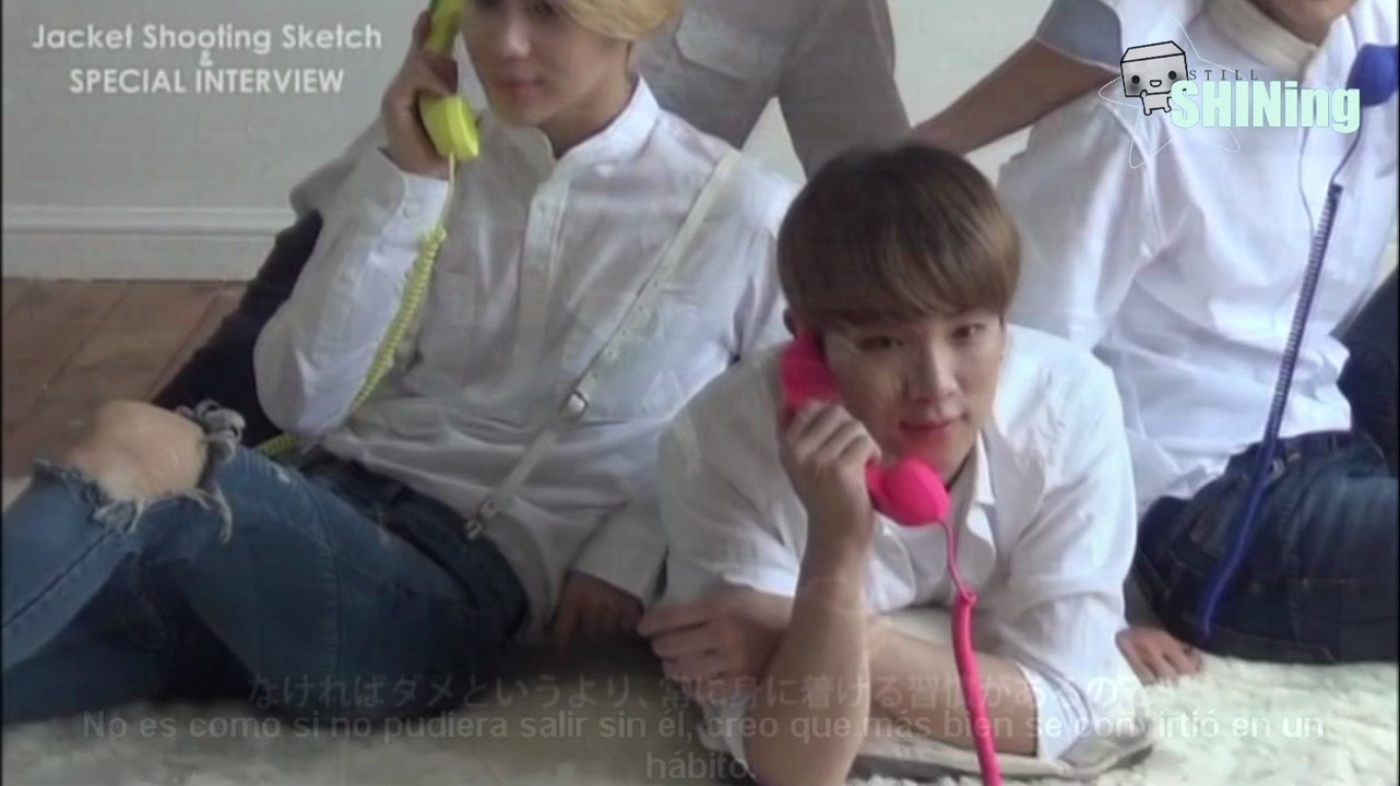 [SUB ESP] SHINee (샤이니) - I'm Your Boy Jacket Shooting Sketch