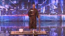 Special Head Levitates and Shocks the Crowd - America's Got Talent