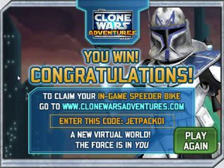 Clone Wars Adventures Let's Play / PlayThrough / WalkThrough Part - Playing As A Clone Jet Trooper