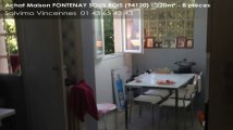 A vendre - maison - FONTENAY SOUS BOIS (94120) - 8 pièces - 220m²