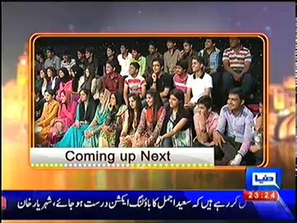 Mazaaq Raat 14th October 2014 by Nauman Ijaz on Wednesday at Dunya News