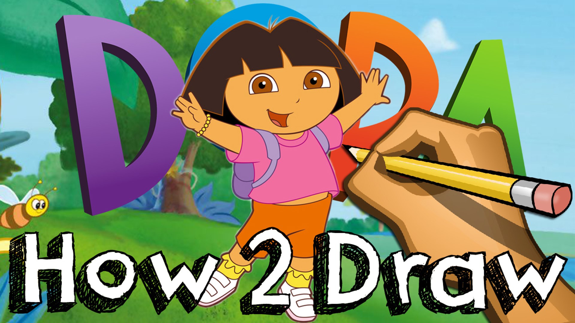 Dora Cartoon - Etsy, image size:1920x1080