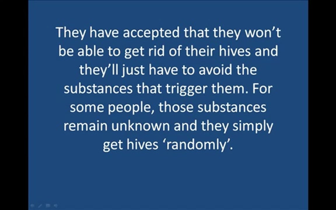 How to cure hives permanently