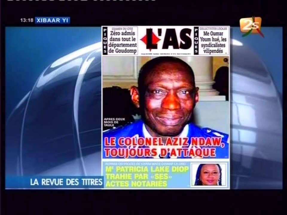 Revue de presse du mercredi 15 octobre 2014 - 2sTv