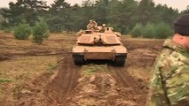 U.S. sends 'Ironhorse' tanks to NATO's nervous Baltic front line