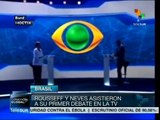Brasil: candidatos debaten en la contienda por la segunda vuelta
