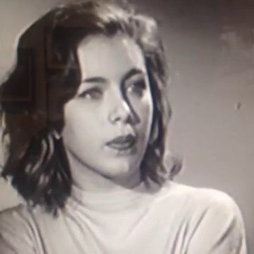 Marie Dubois passe des essais pour François Truffaut