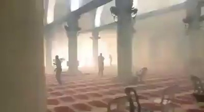 Al Aqsa Mosque Bombed by Israeli Soldiers 13-10-2014