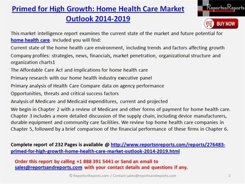 2019 Home Health Care Market Trends and Analysis