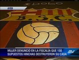 Acusan de vandalismo a grupo de supuestos hinchas de Emelec