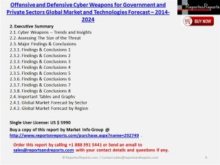 Offensive and Defensive Cyber Weapons Market Growth and Opportunities - 2024