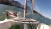 Scality crew sails Viper F16 Catamaran in San Francisco Bay