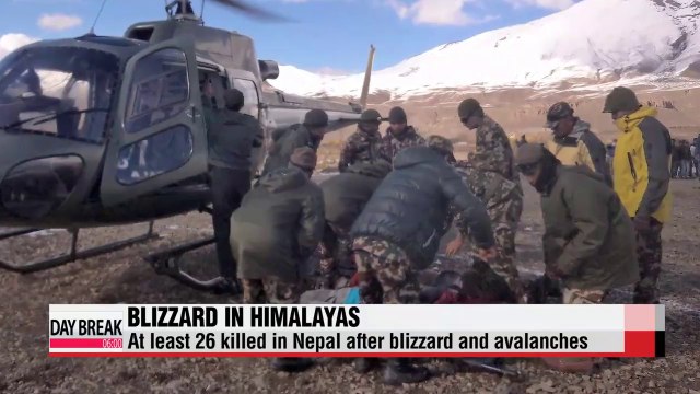At least 26 killed in Nepal after blizzard, avalanches in Himalayas