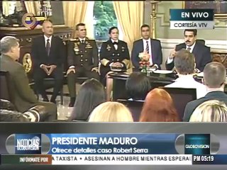 Maduro ofreció detalles sobre caso Robert Serra