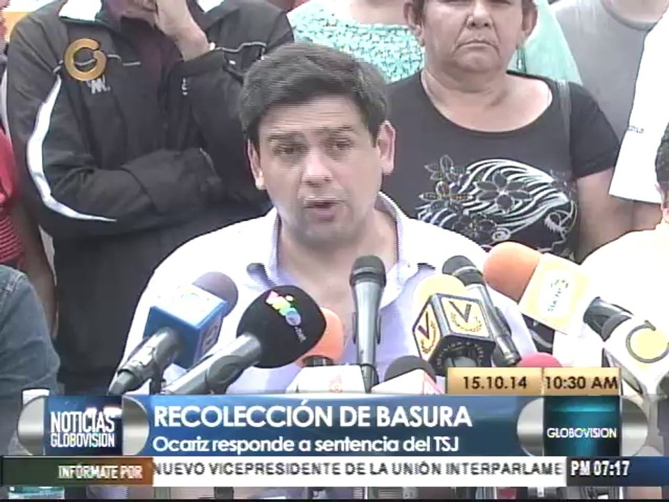 Ocariz: Vamos a responder le recurso de amparo del TSJ